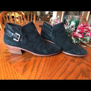 Sam Edelman black suede ankle boots